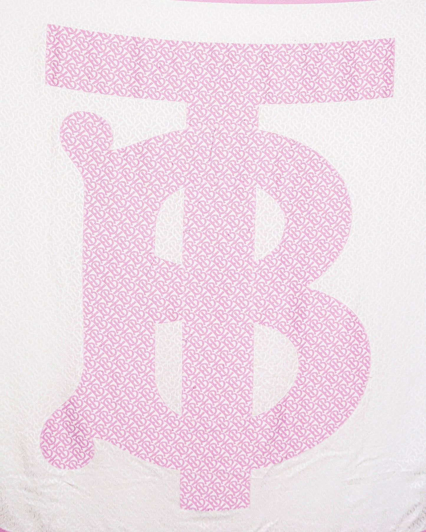 New Burberry stole pink and white