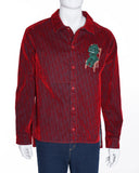 Dior textured button down shirt