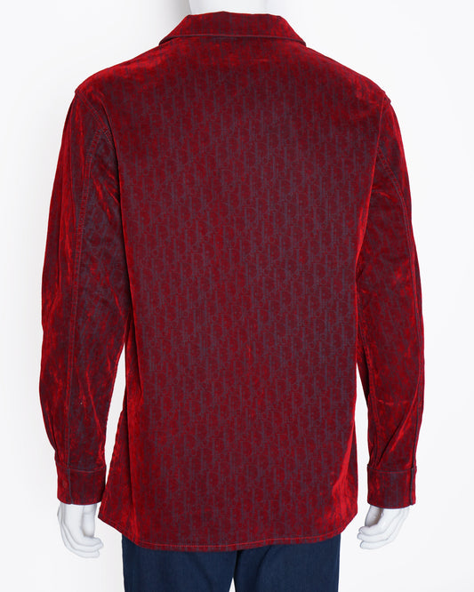 Dior textured button down shirt