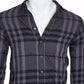 Burberry black and grey checkered full sleeve shirt for men