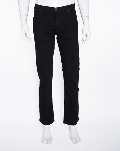 Burberry brit black straight fit jeans