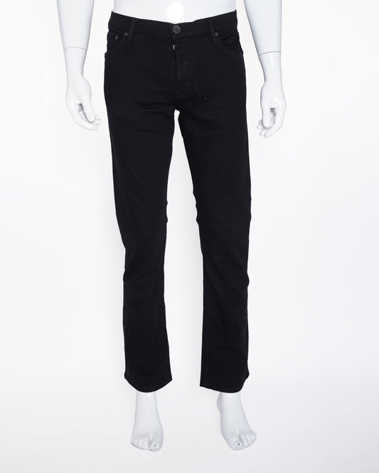 Burberry brit black straight fit jeans