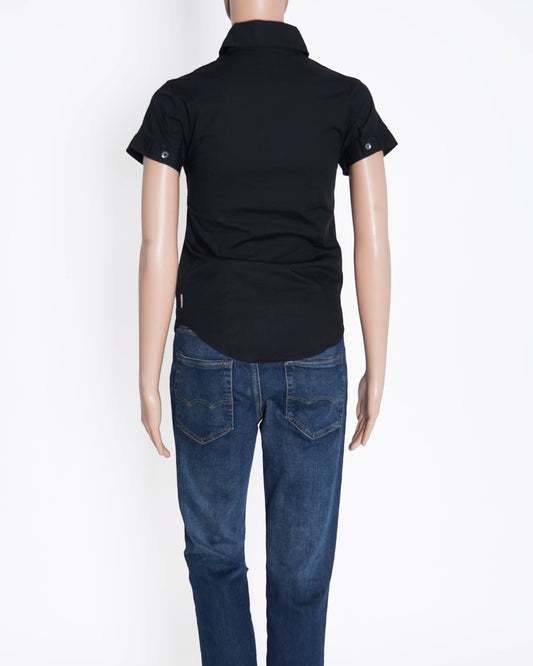 Burberry Black Half Sleeves shirt