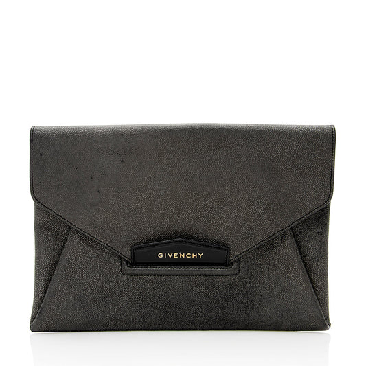 Givenchy Lambskin Antigona Envelope Medium Clutch (SHF-18971)