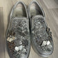 Dior leather slip on sneakers