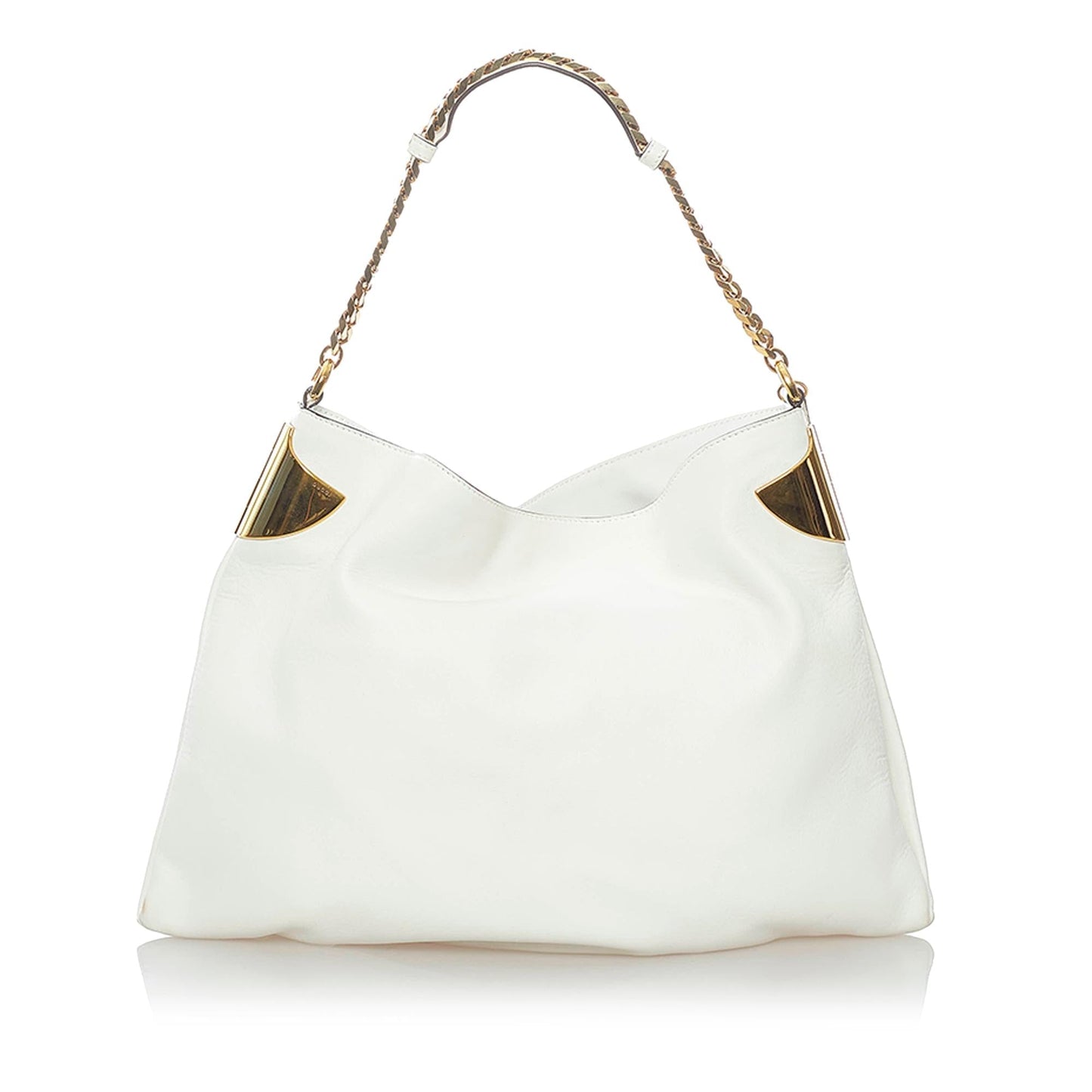 Gucci 1970 Leather Chain Hobo Bag (30869)