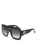 GUCCI 54MM OVERSIZED SQUARE SUNGLASSES