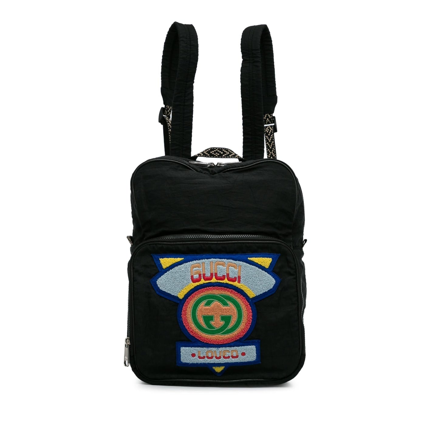 Gucci 80's Patch Backpack (uAJOdY)