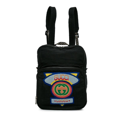 Gucci 80's Patch Backpack (uAJOdY)