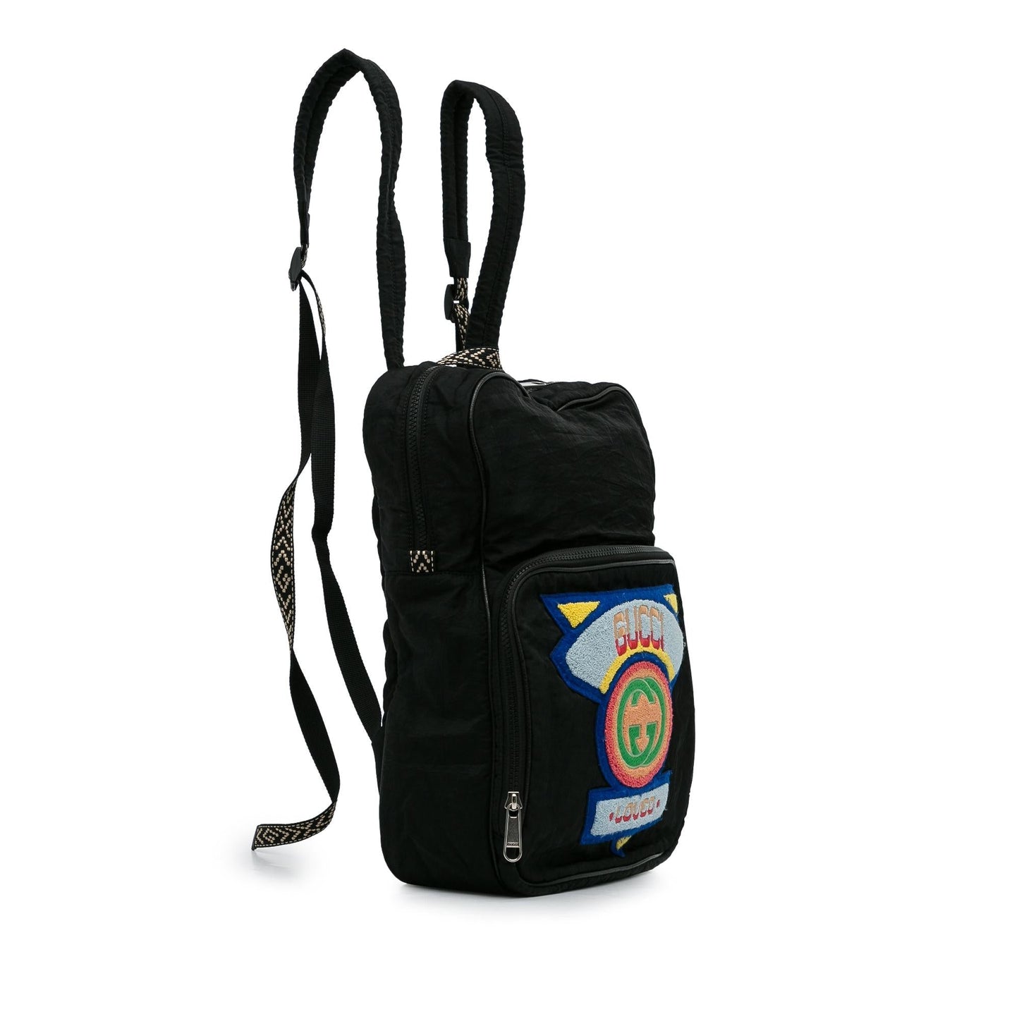 Gucci 80's Patch Backpack (uAJOdY)