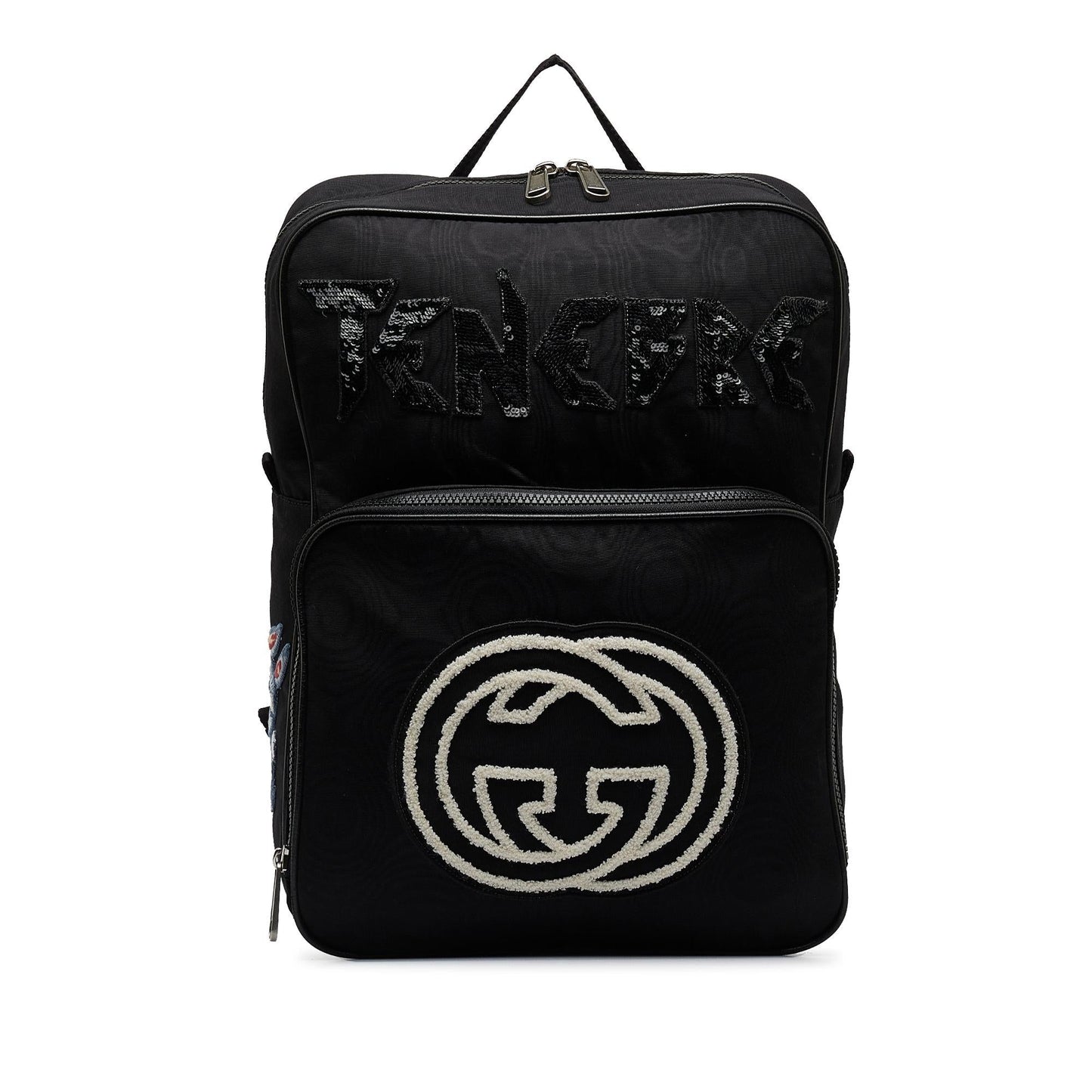 Gucci 80's Patch Tenebre GG Nylon Backpack (fOclzO)