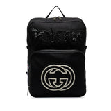 Gucci 80's Patch Tenebre GG Nylon Backpack (fOclzO)