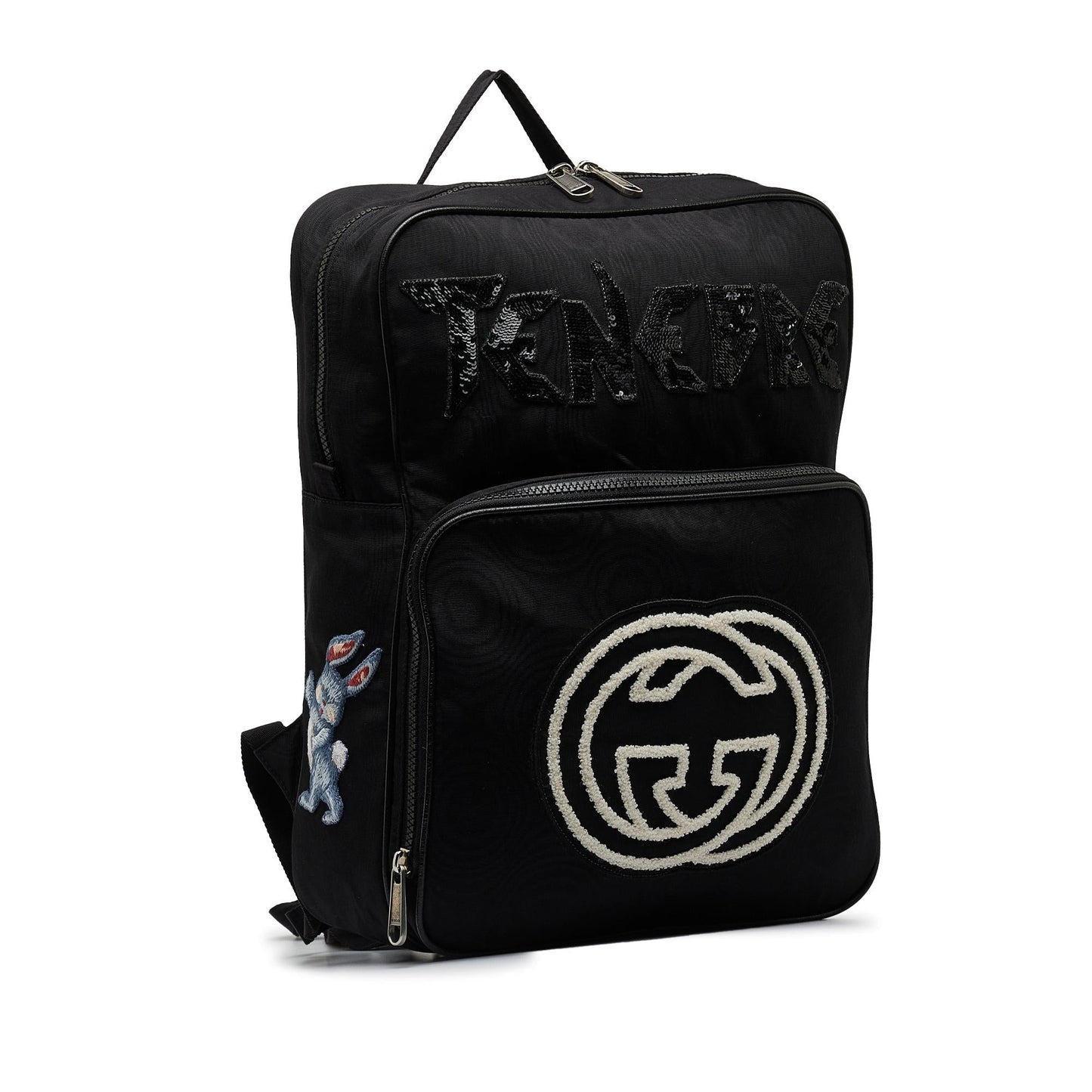 Gucci 80's Patch Tenebre GG Nylon Backpack (fOclzO)