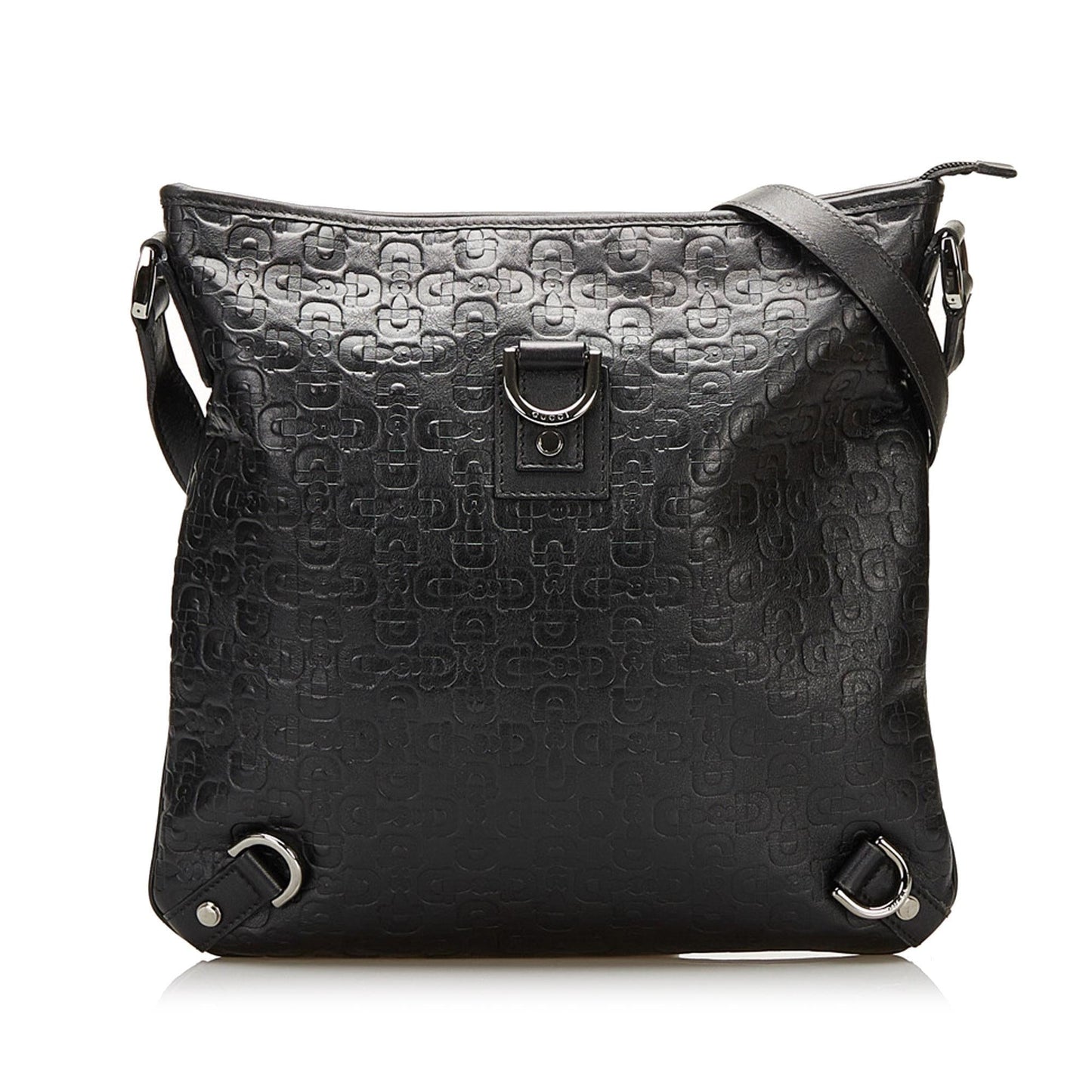 Gucci Abbey D-Ring Embossed  Horsebit Crossbody (35354)