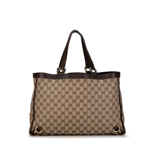 Gucci Abbey D Ring GG Canvas Tote (BplvmN)