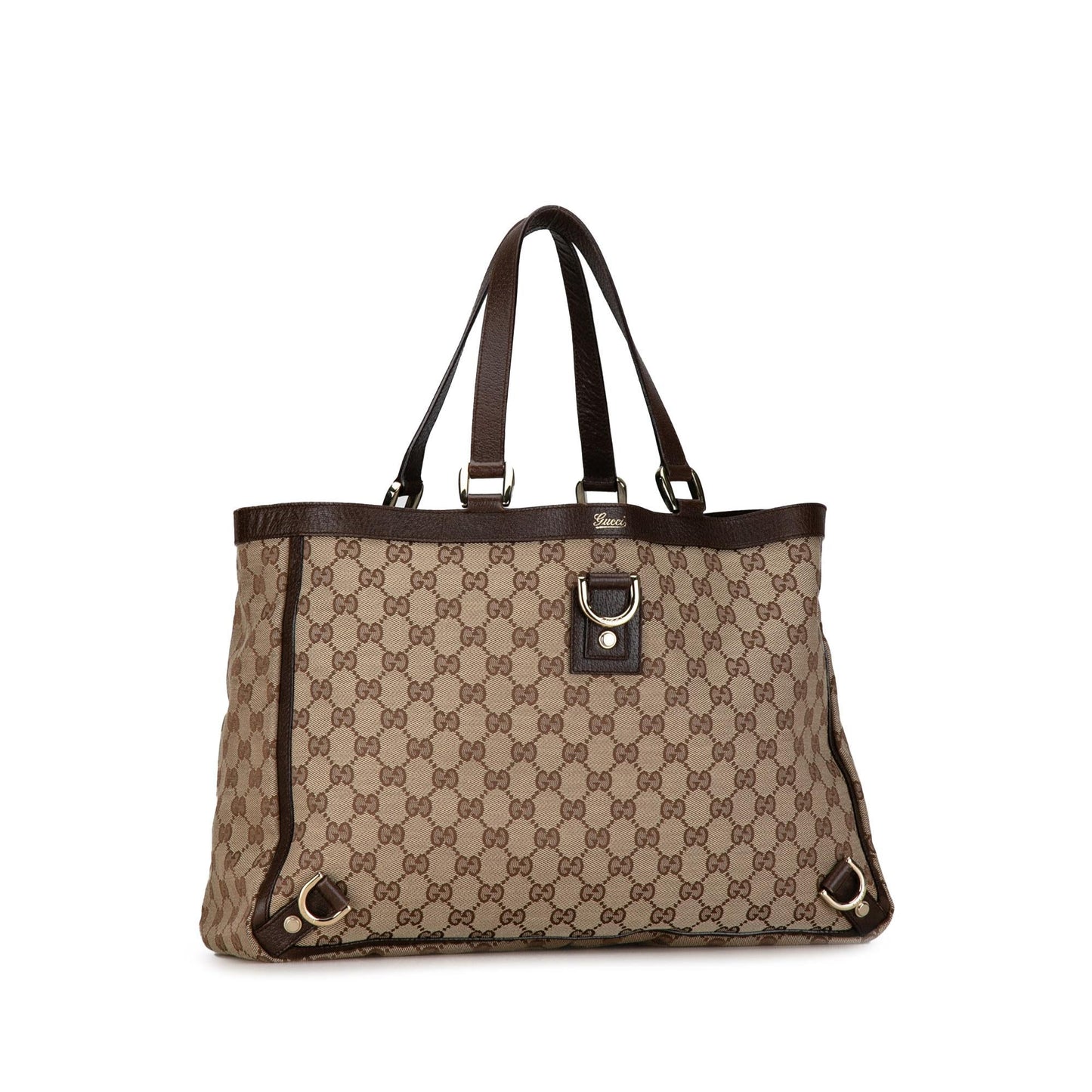 Gucci Abbey D Ring GG Canvas Tote (BplvmN)