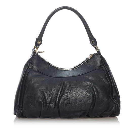 Gucci Abbey D-Ring Leather Shoulder Bag (SHG-30694)