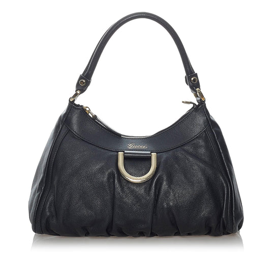 Gucci Abbey D-Ring Leather Shoulder Bag (SHG-30694)