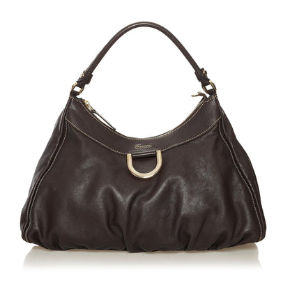 Gucci Abbey D-Ring Leather Shoulder Bag (34346)