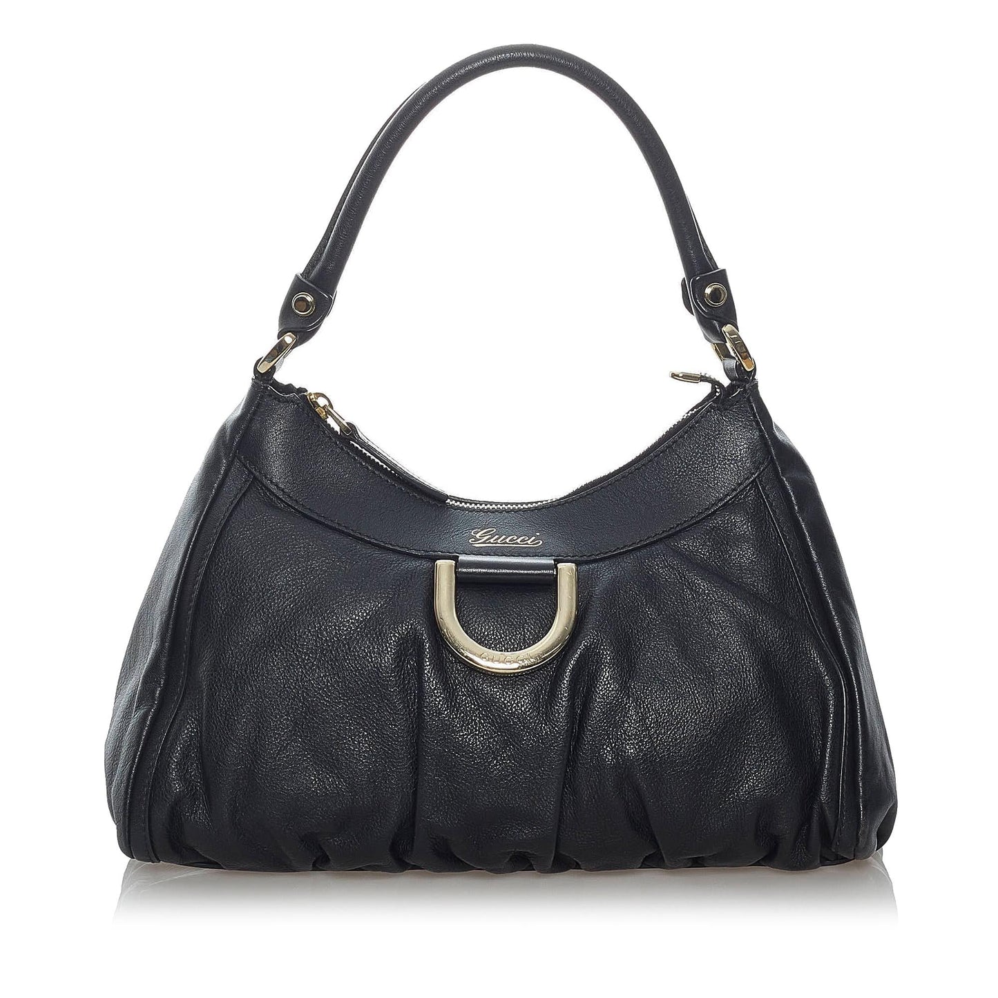 Gucci Abbey D-Ring Leather Shoulder Bag (37613)