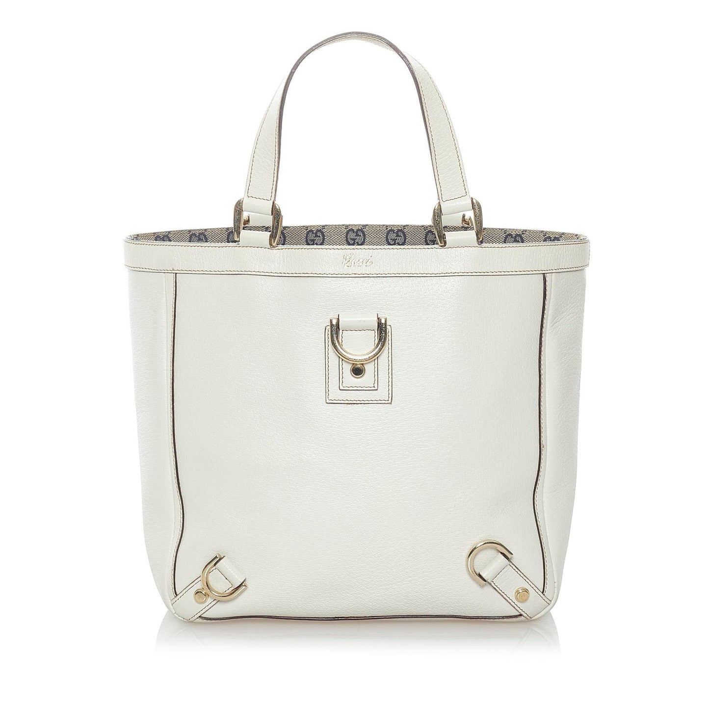 Gucci Abbey-D Ring Leather Tote (SHG-32869)