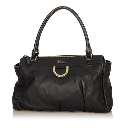 Gucci Abbey D-ring Leather Shoulder Bag (SHG-31845)