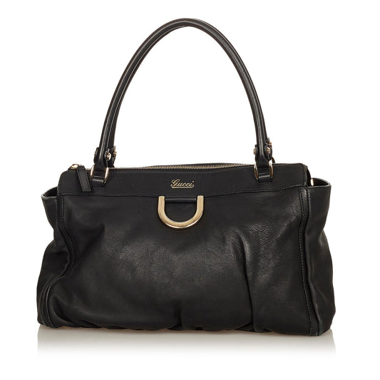Gucci Abbey D-ring Leather Shoulder Bag (31845)