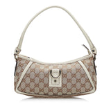 Gucci Abbey GG Canvas Baguette (37192)