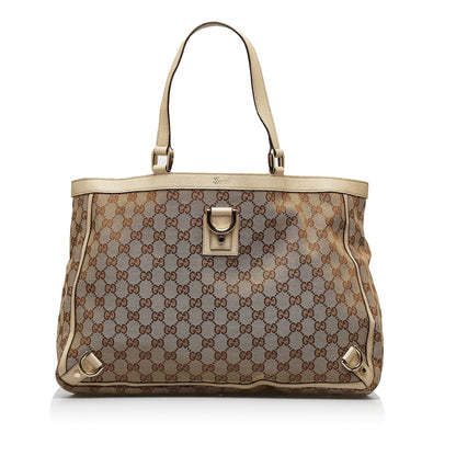 Gucci Abbey GG Canvas Tote (KlNn76)
