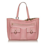 Gucci Abbey Iris Leather Tote Bag (37220)
