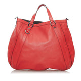 Gucci Abbey Leather Satchel (SHG-29656)