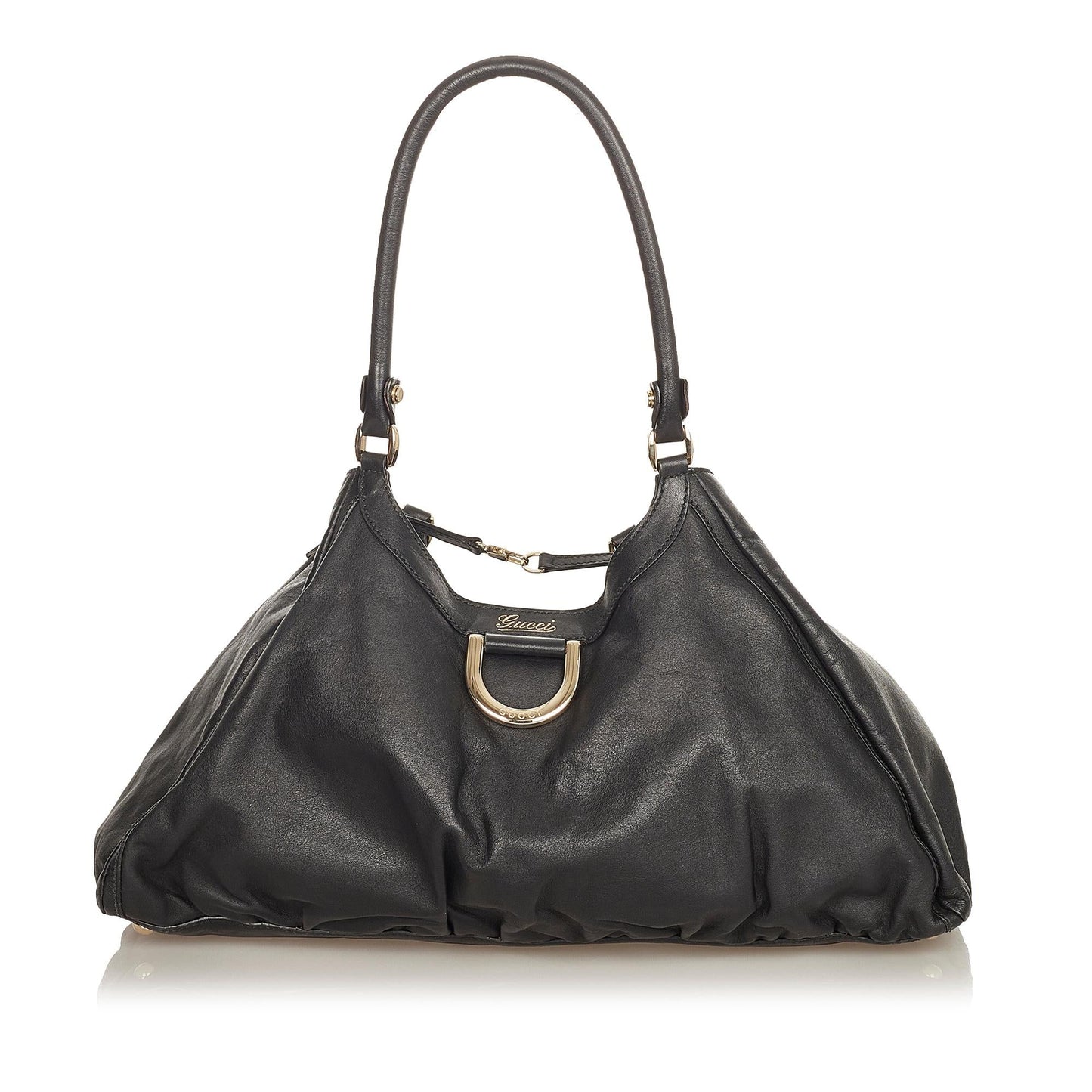 Gucci Abbey Leather Shoulder Bag (SHG-31858)