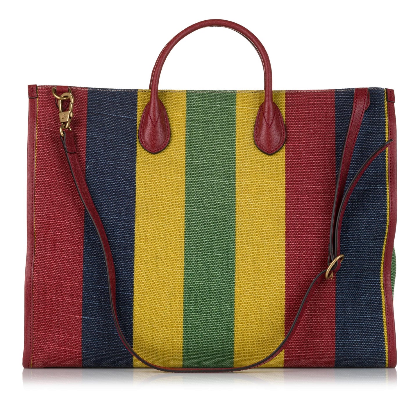 Gucci Baiadera Stripe Canvas Satchel (ddvpMT)