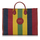 Gucci Baiadera Stripe Canvas Satchel (ddvpMT)