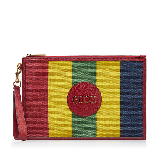 Gucci Baiadera Striped Clutch Bag (ODU98a)