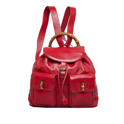 Gucci Bamboo Backpack (3J7bfN)