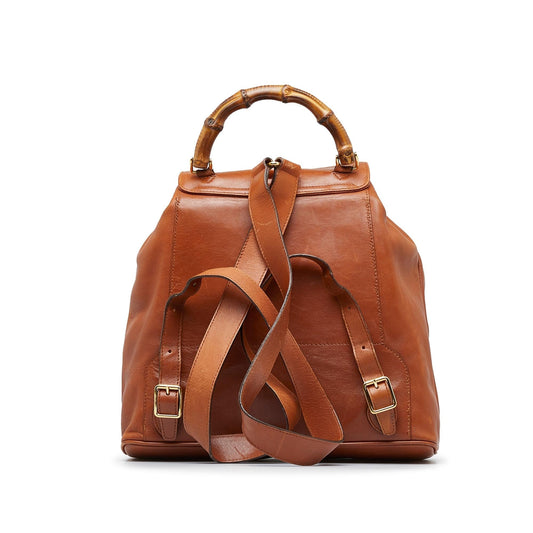 Gucci Bamboo Backpack (UDftm6)