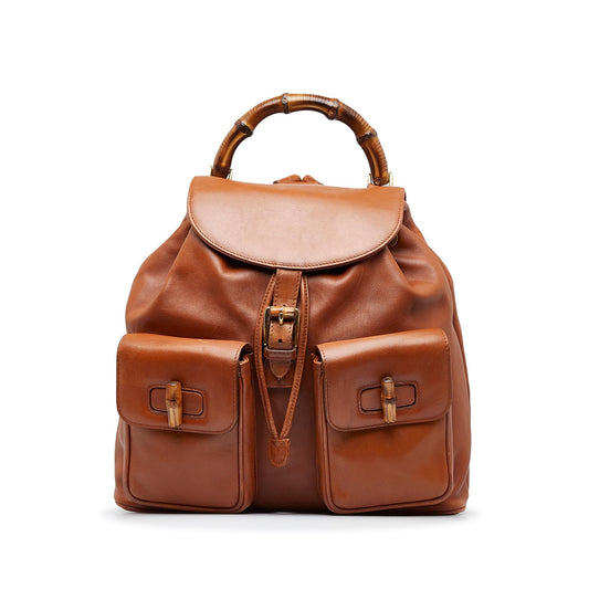 Gucci Bamboo Backpack (UDftm6)