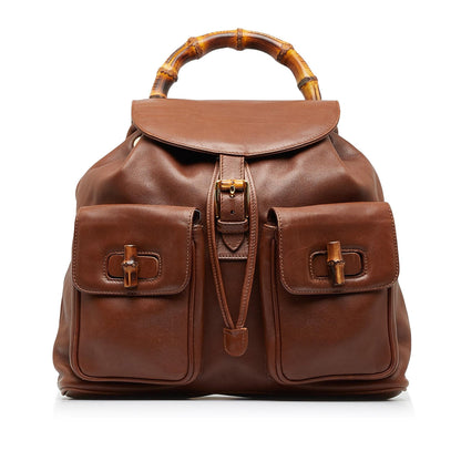 Gucci Bamboo Backpack (22T26b)