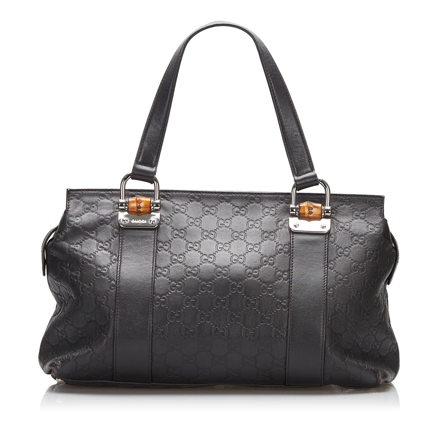Gucci Bamboo Bar Guccissima Satchel (5c7shZ)