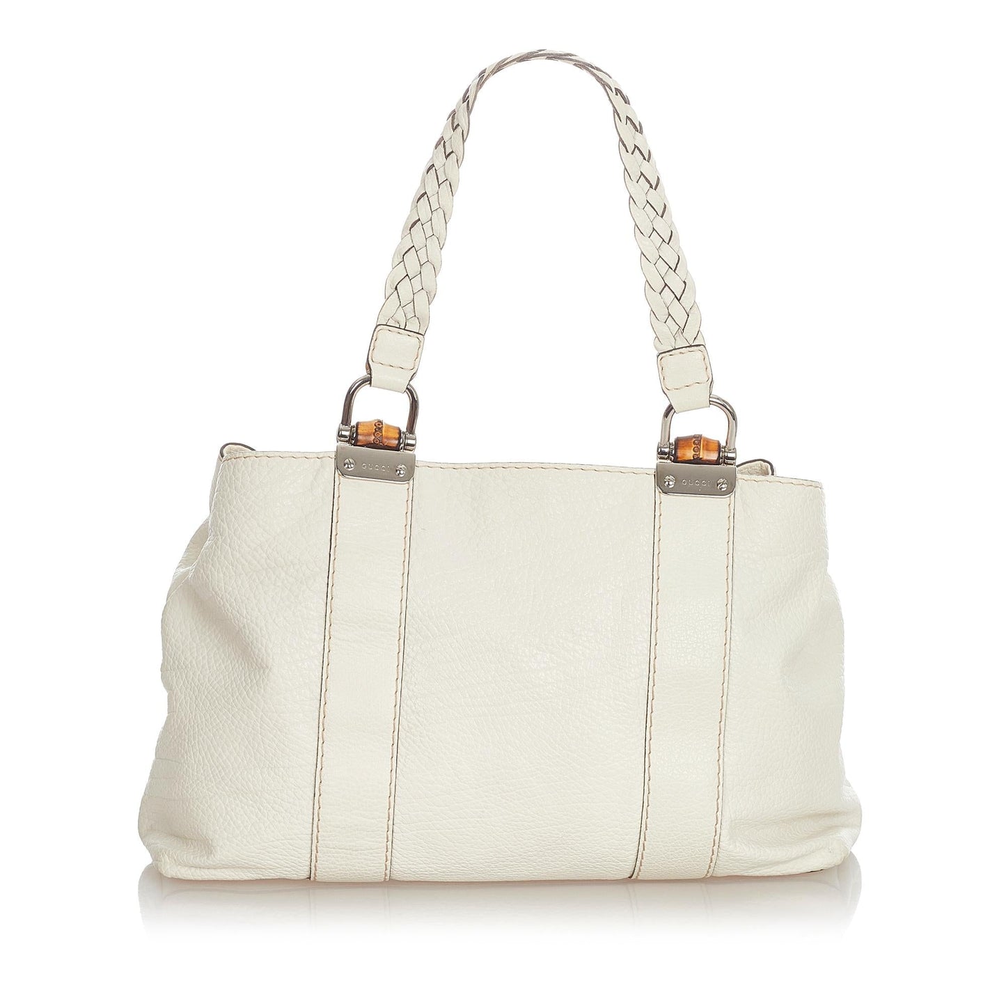 Gucci Bamboo Bar Leather Tote Bag (33881)