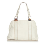 Gucci Bamboo Bar Leather Tote Bag (33881)