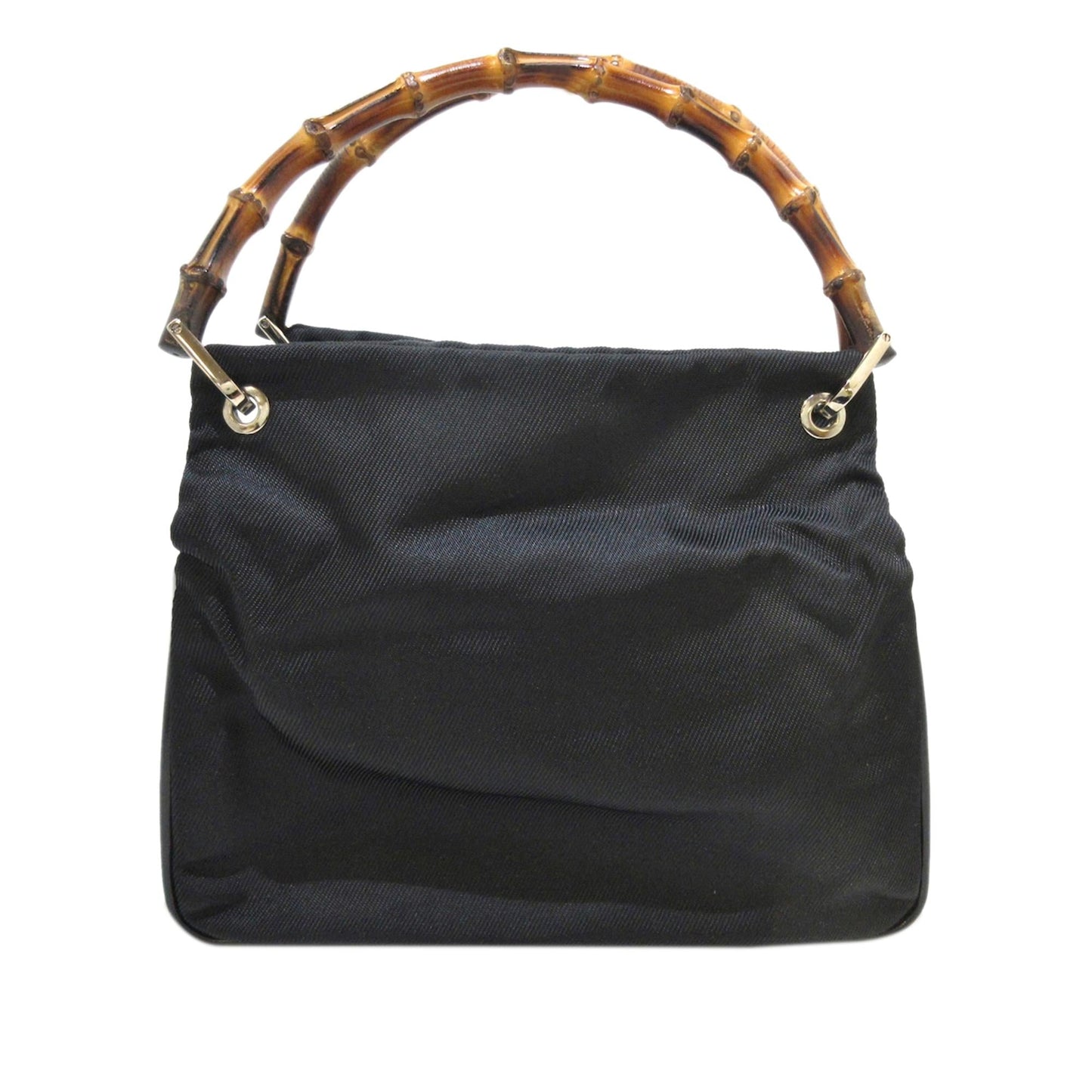 Gucci Bamboo Canvas Handbag (36138)