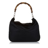 Gucci Bamboo Canvas Satchel (34897)