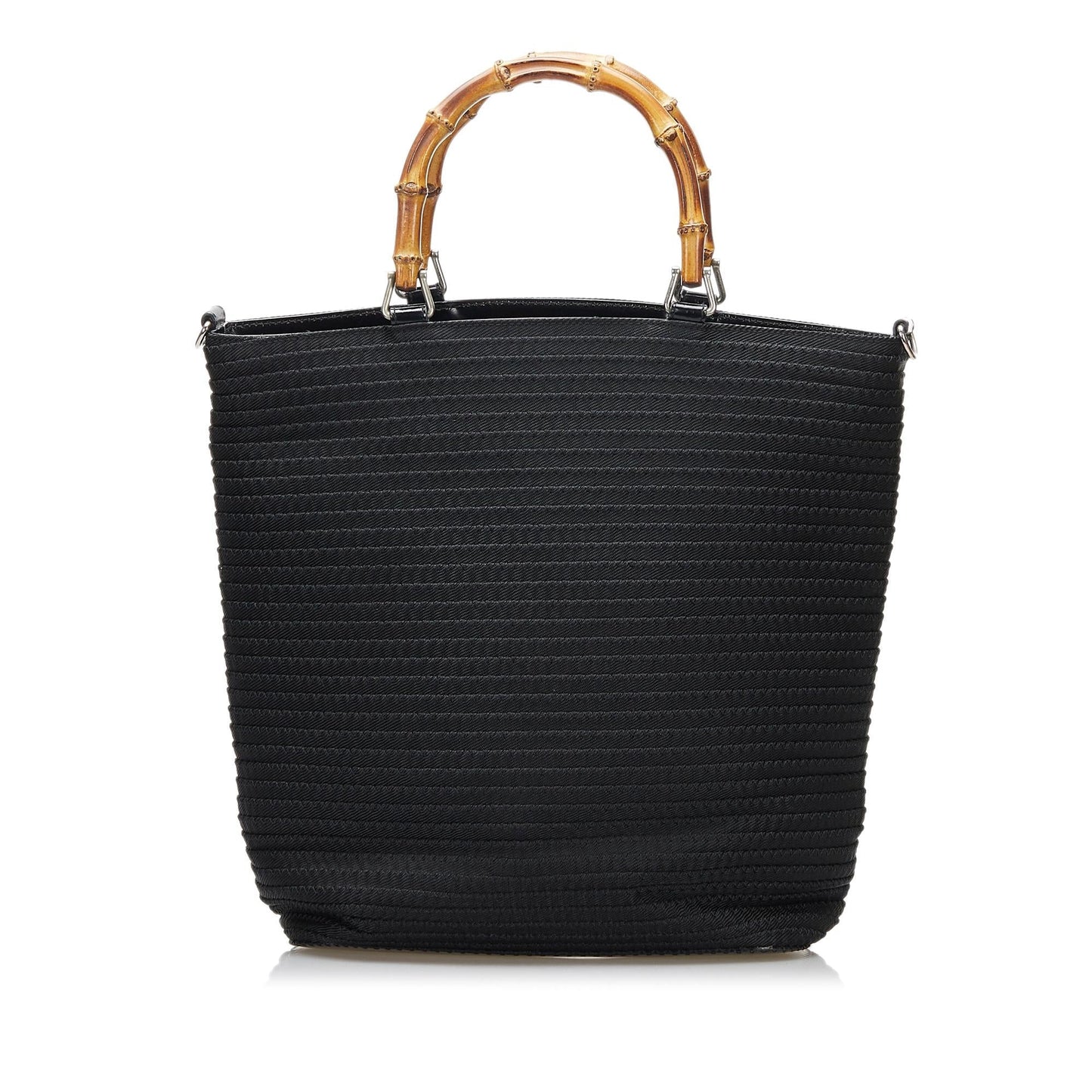 Gucci Bamboo Canvas Satchel (36575)