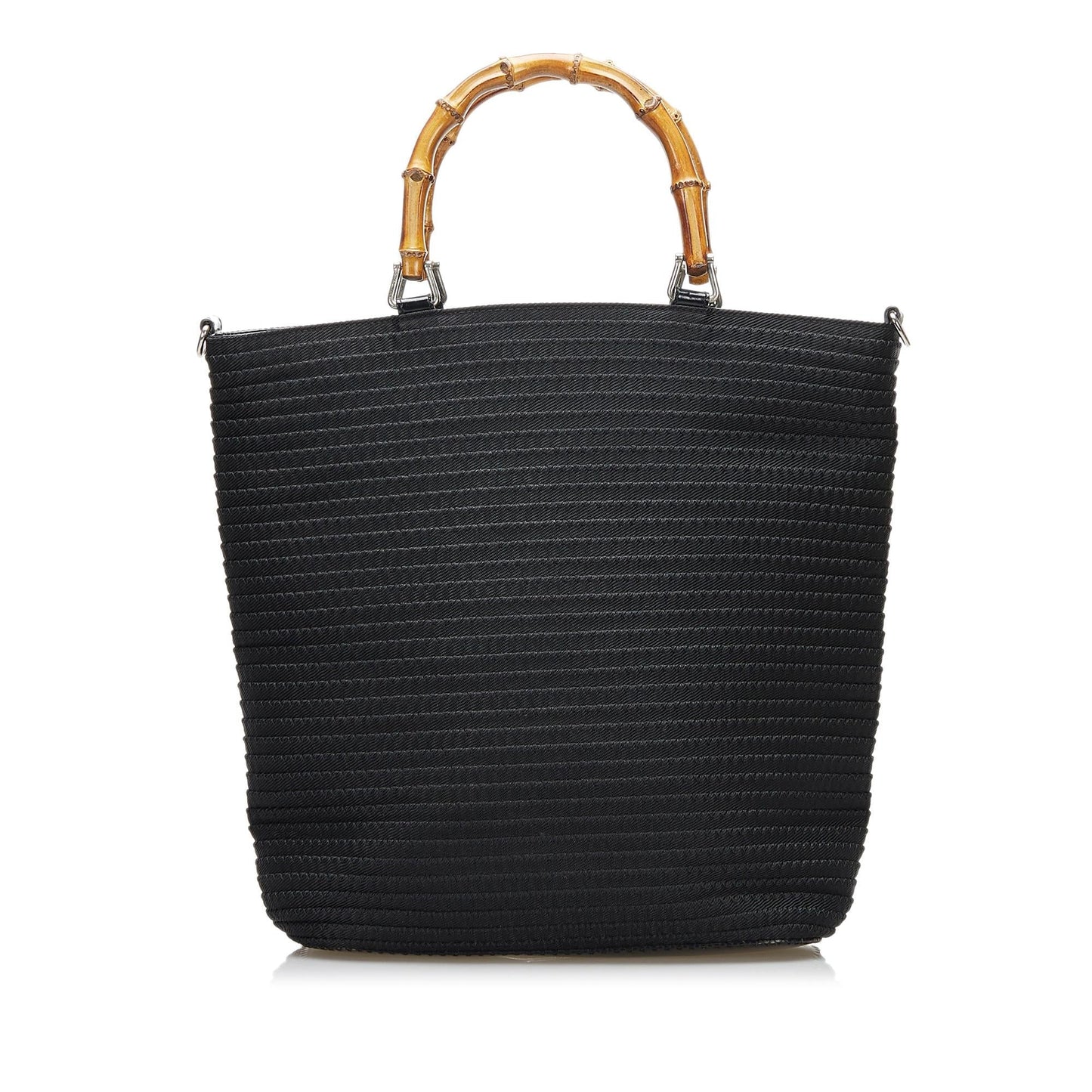 Gucci Bamboo Canvas Satchel (36575)