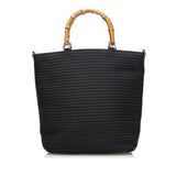 Gucci Bamboo Canvas Satchel (36575)