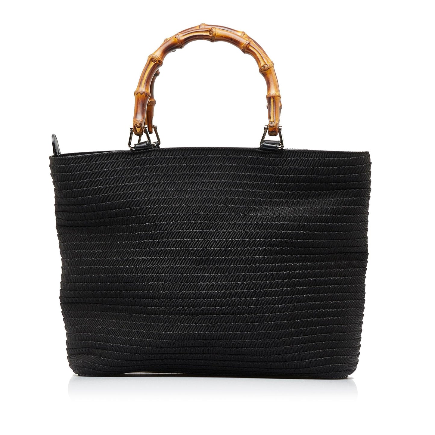 Gucci Bamboo Canvas Satchel (FgYljs)