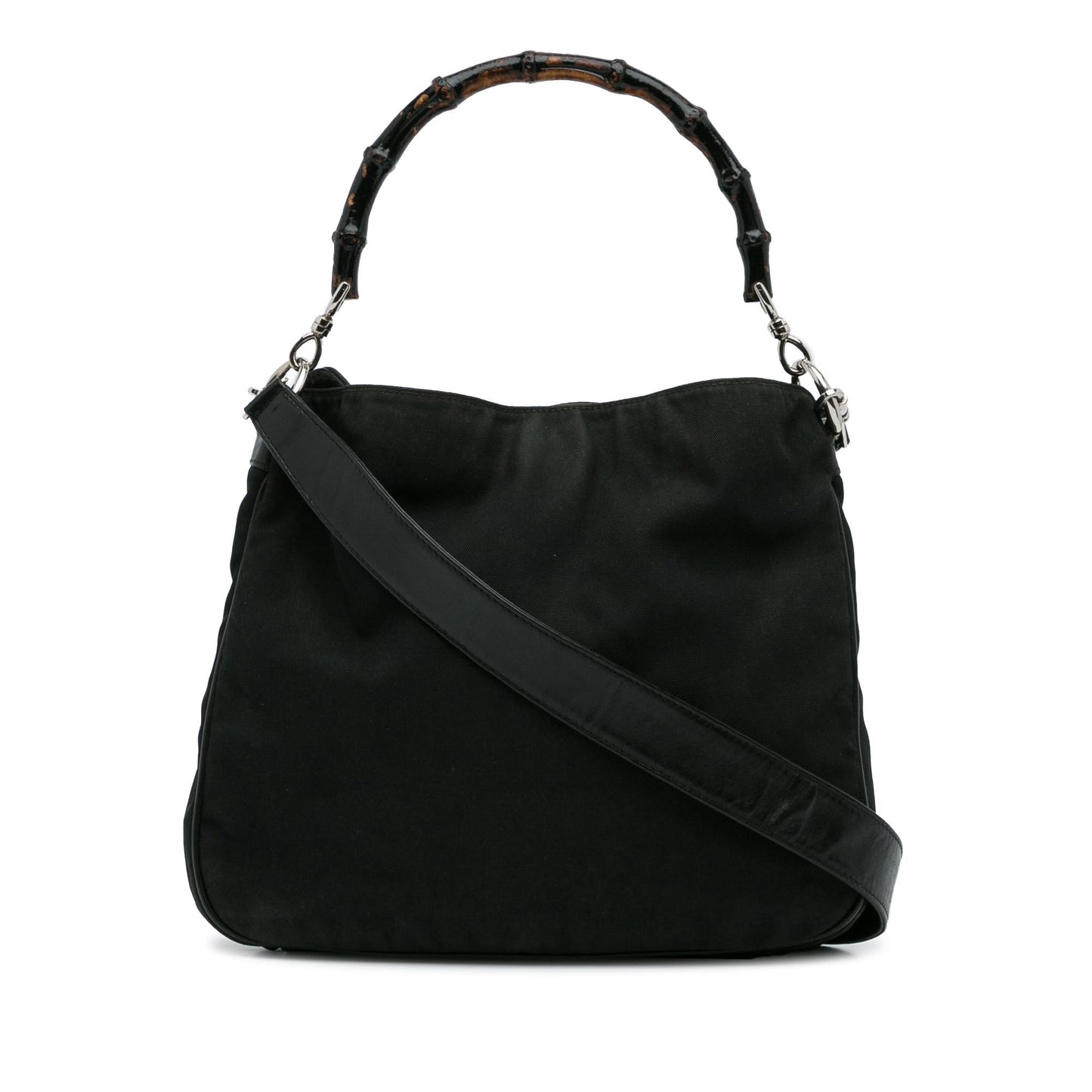 Gucci Bamboo Canvas Satchel (vwizBa)