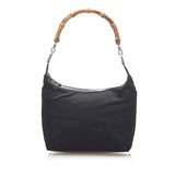 Gucci Bamboo Canvas Shoulder Bag (SHG-18223)